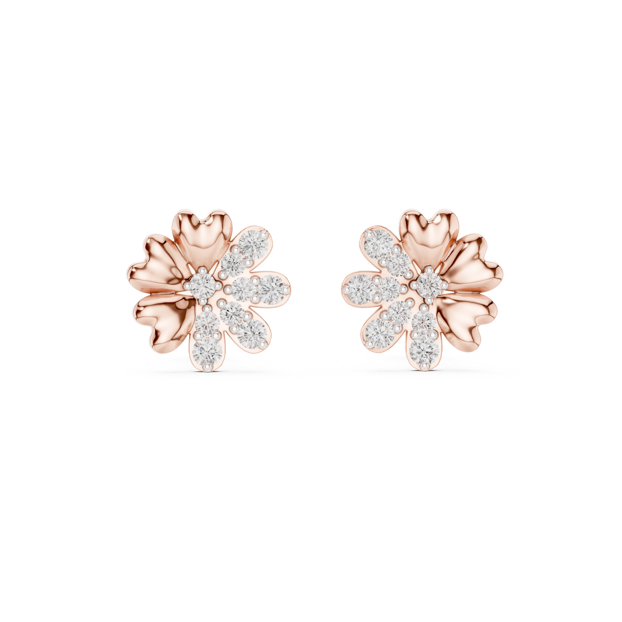 Soft Celebration, 9KT Gold Lab Grown Diamond Studs