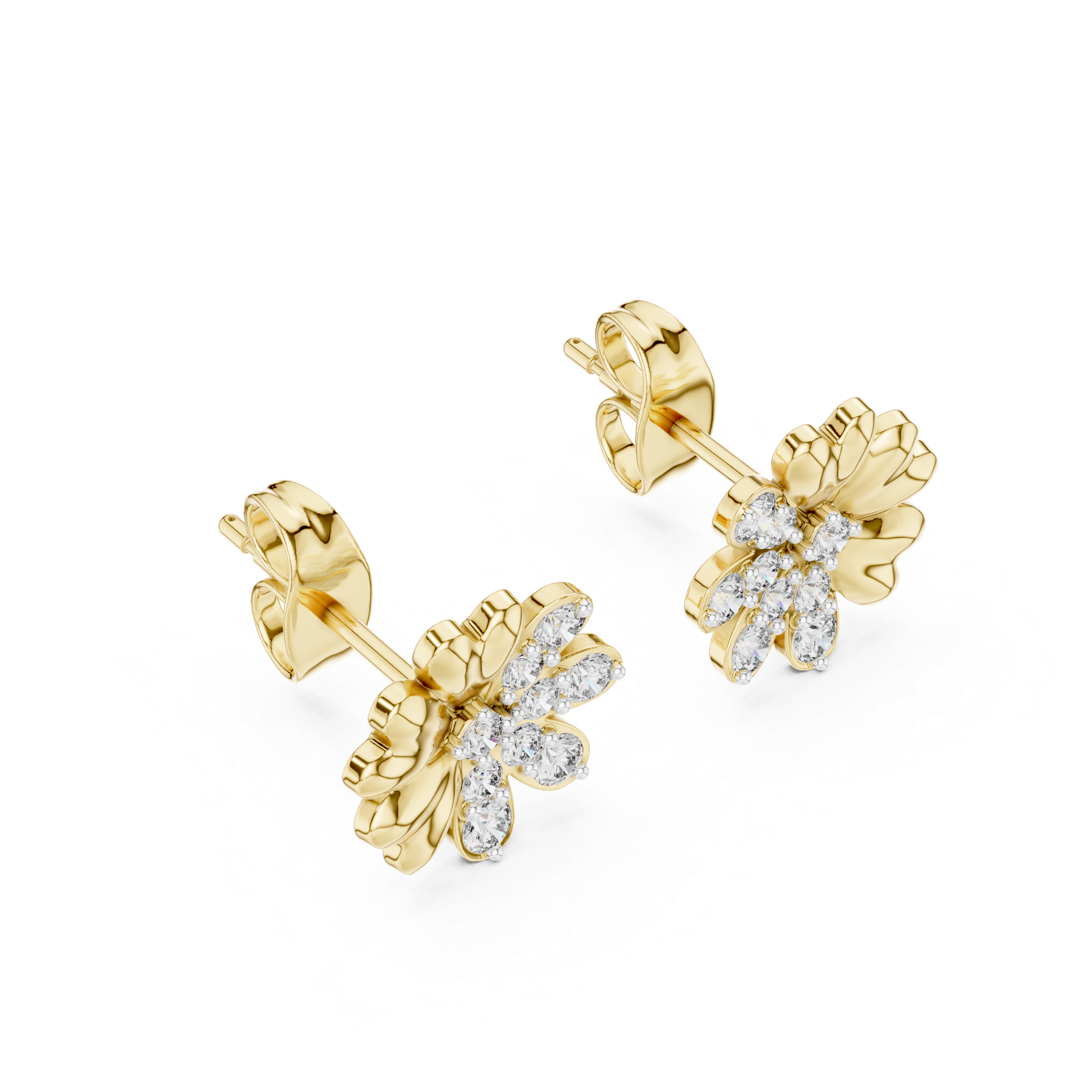 Soft Celebration, 9KT Gold Lab Grown Diamond Studs