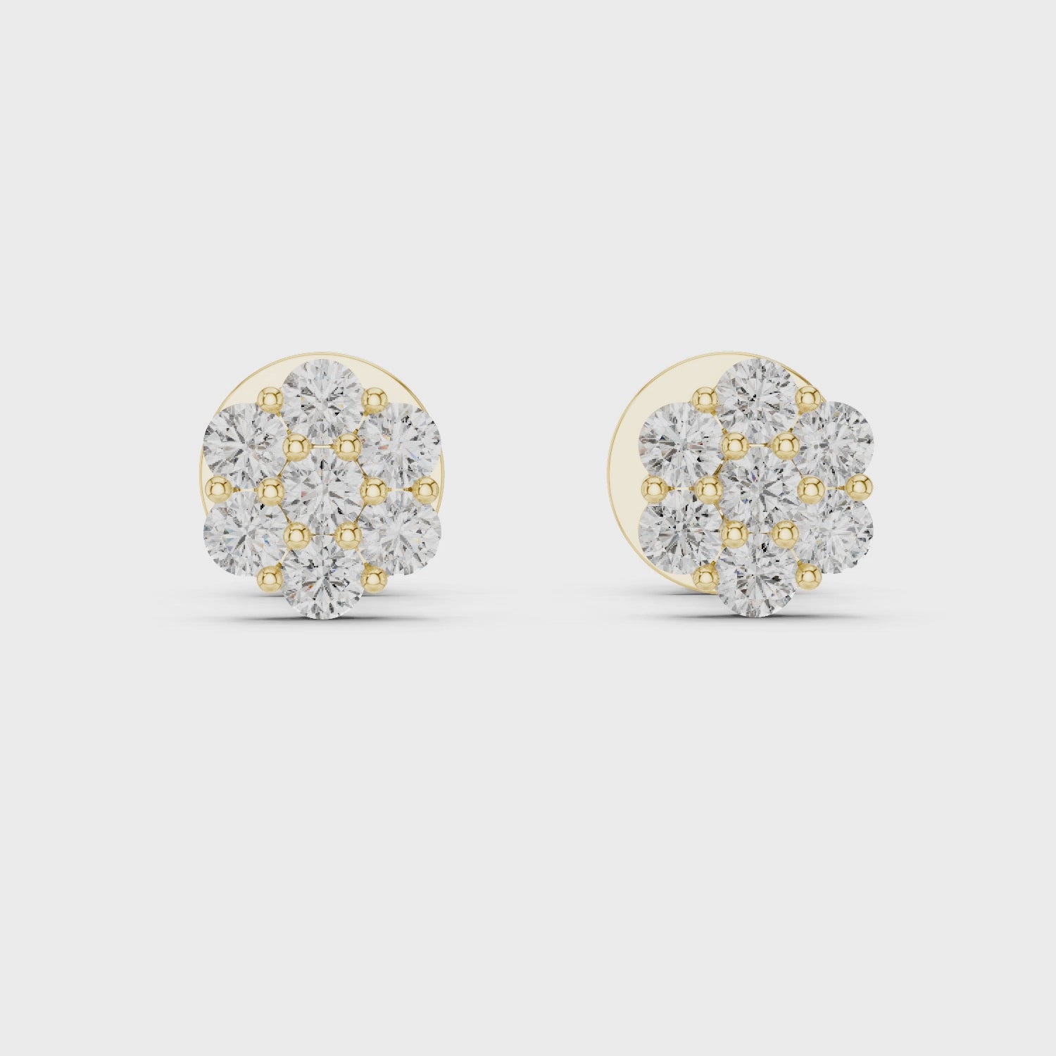 In Constellation, 9KT Gold Lab Grown Diamond Studs